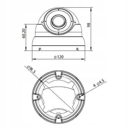 Kamera sieciowa IP LIRDCS400 4Mpx IR40 PoE Wrocław Model LIRDCS400