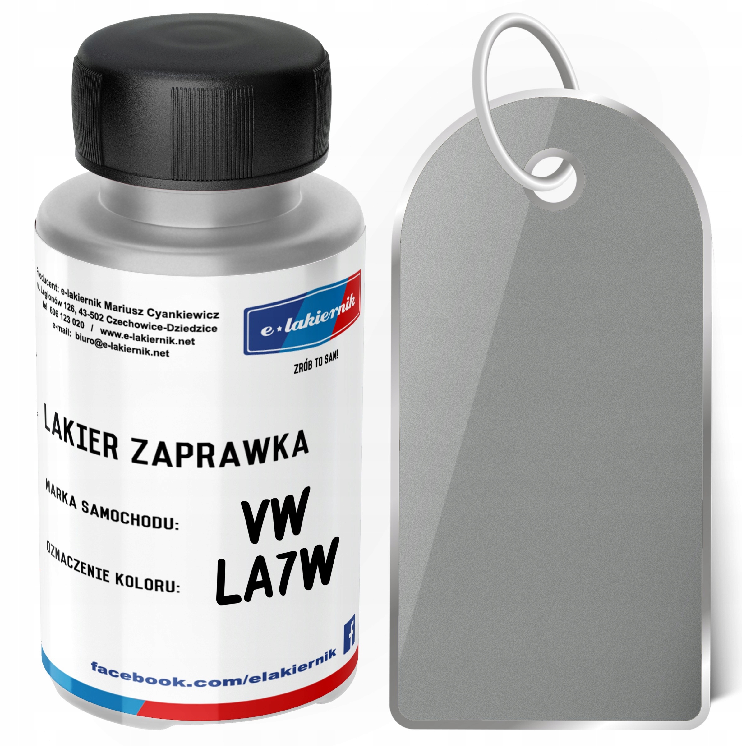 

e-lakiernik Lakier Zaprawka Pędzelek Rys Vw LA7W