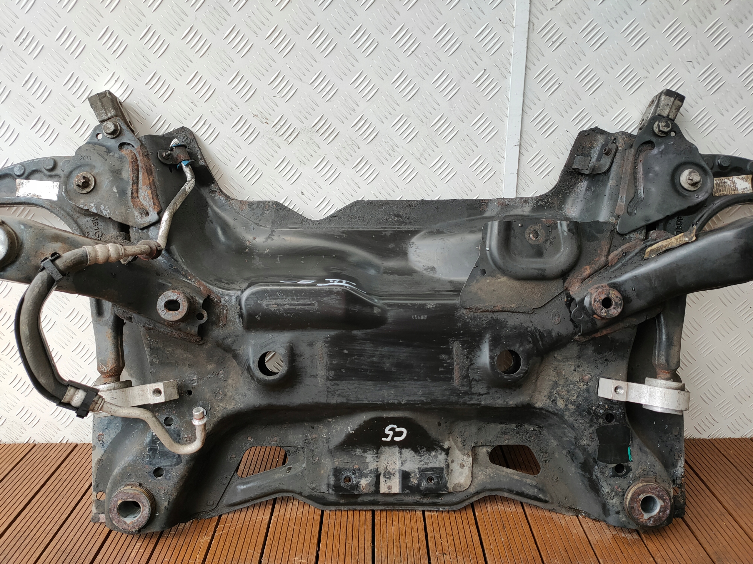 CITROEN C5 III 08-16 2.0 HDI subframe below engine axle beam front WERSJA below HYDRO