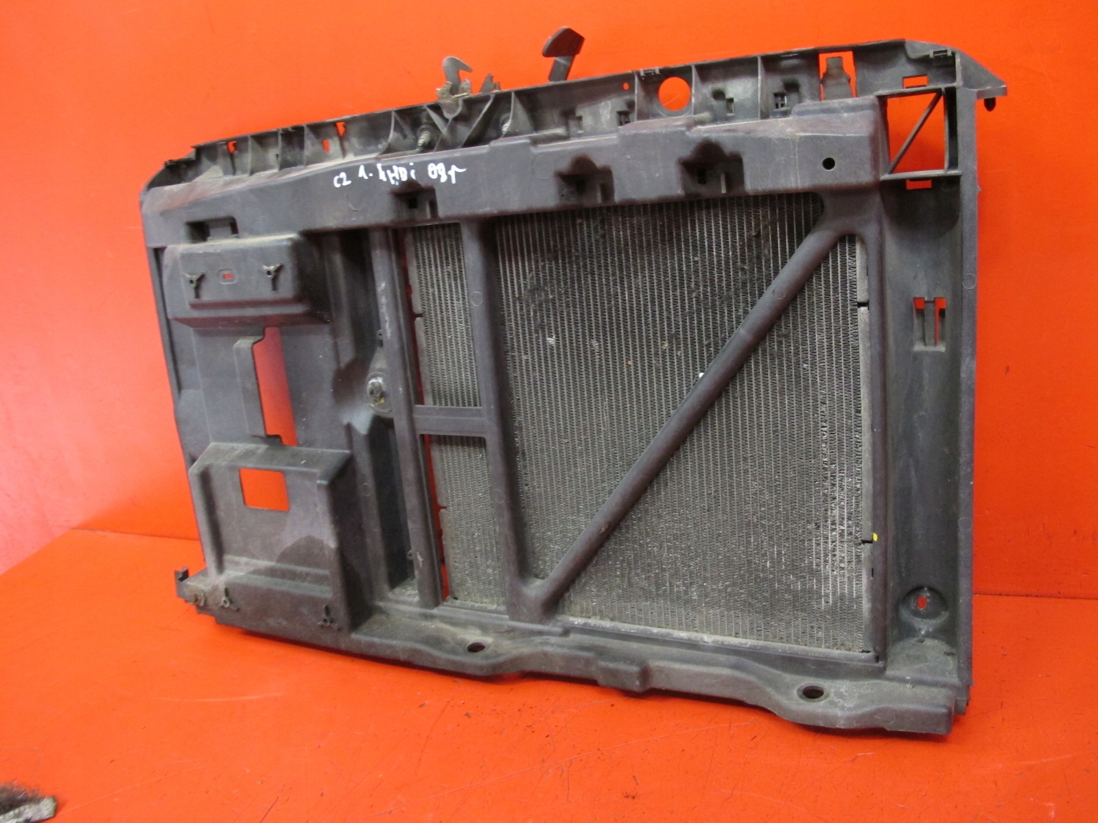 CITROEN C2 JM 03- 1.4 HDI 8HZ support panel for radiators pillar radiator fan