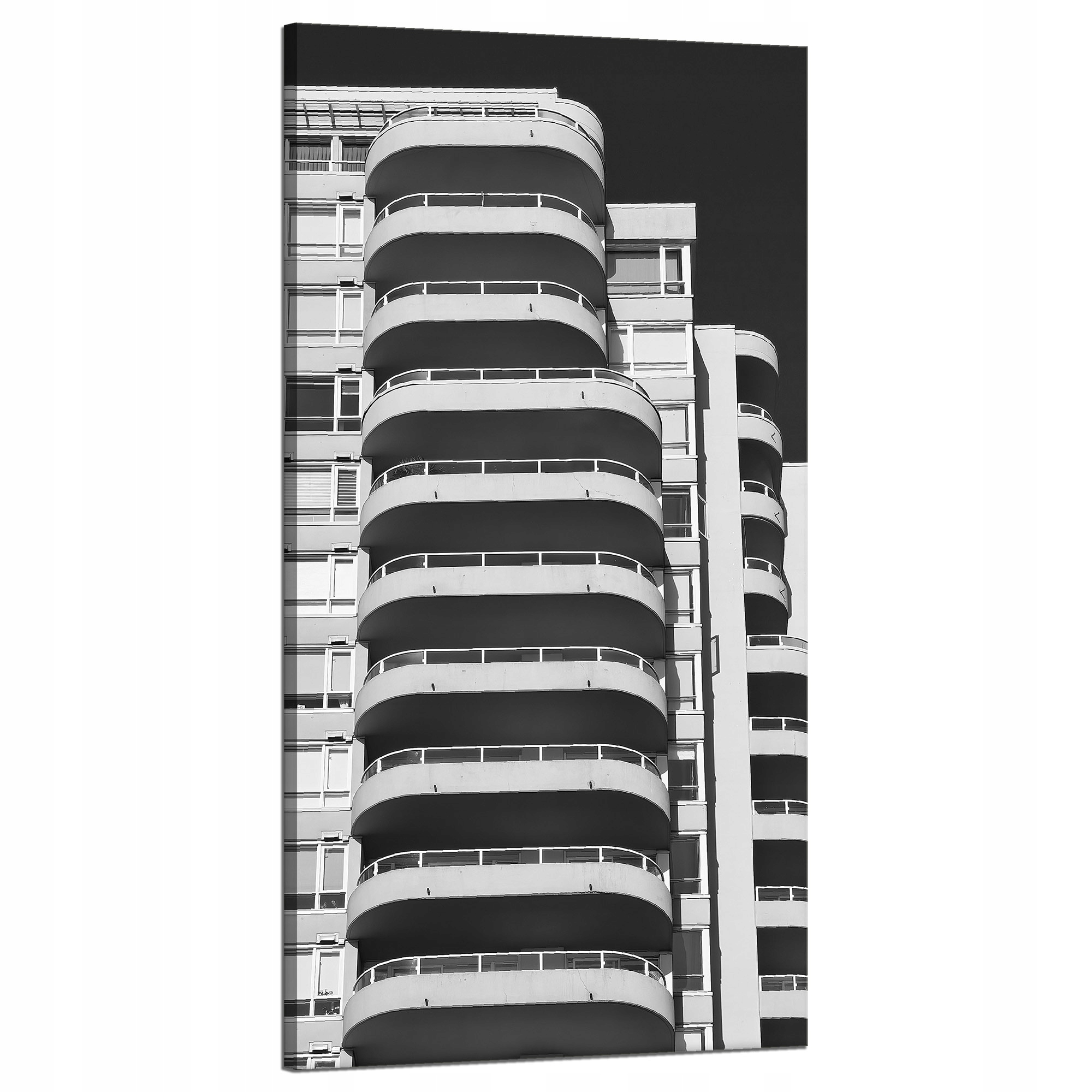 Obrazy na plátně Architektura Balkony Bílá 60x120