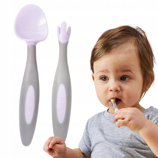 

Sztućce dla niemowląt, Gelato Boysenberry, b.box