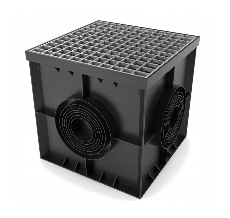 Hromadná šachta 400x400 Mriežka Pozink A15