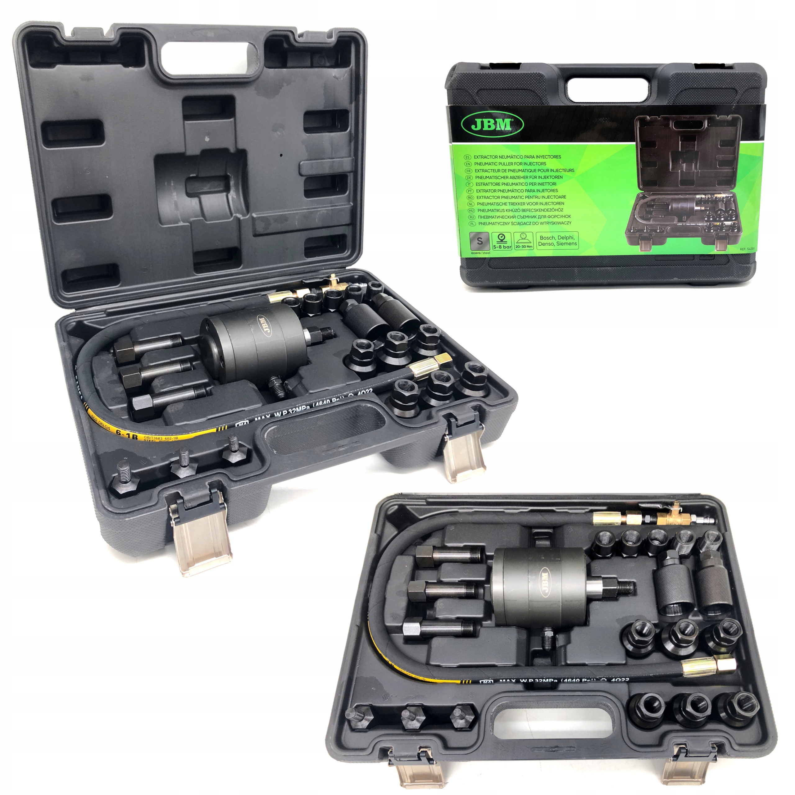 

Pneumatyczny Wyciągacz Do Wtryskiwaczy Adaptery