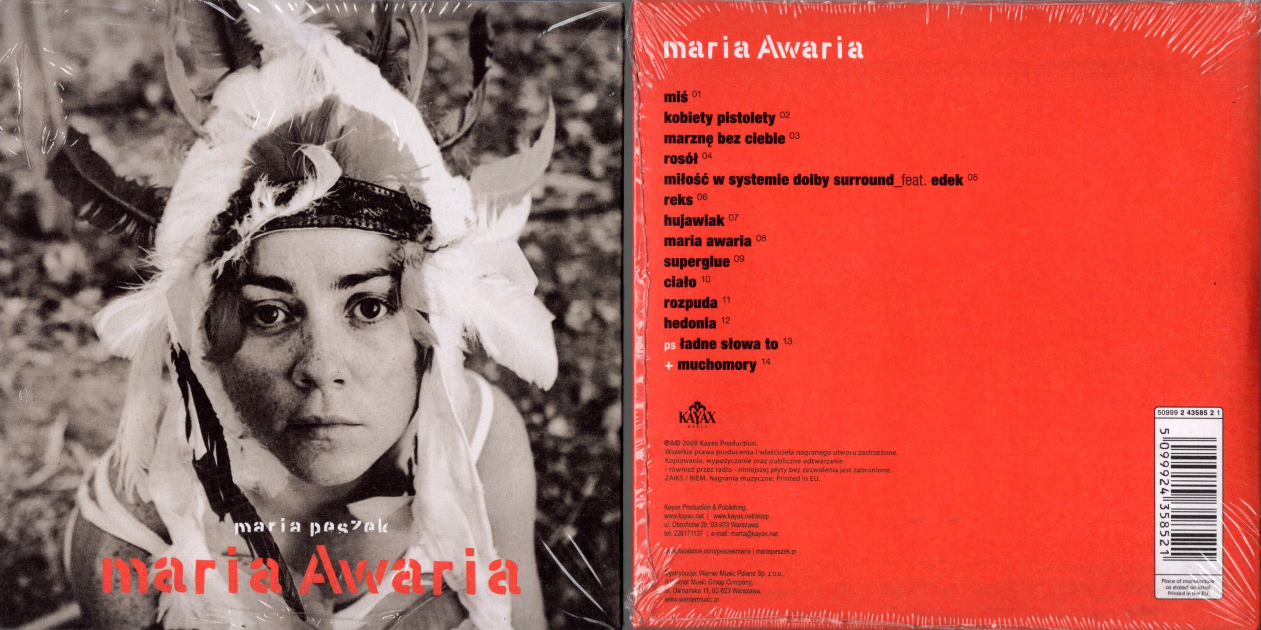 Maria Peszek Maria Awaria [CD] Folia