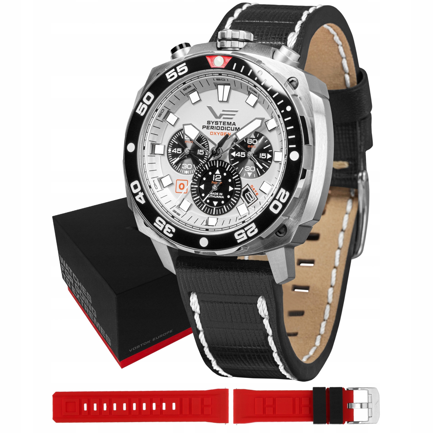 Pánské Hodinky Vostok Europe VK67-650A722LB s černým řemínkem