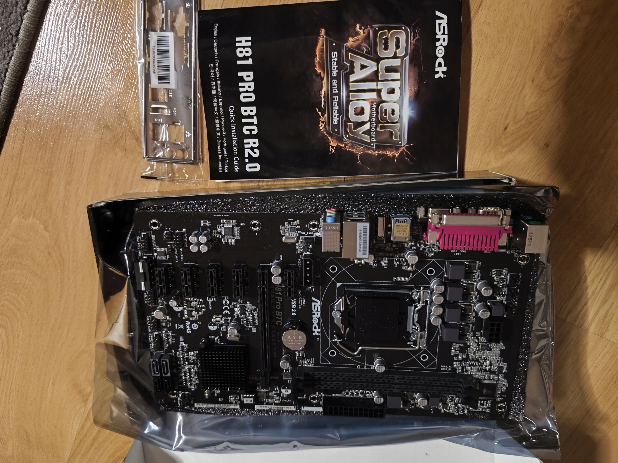 Tarjeta Madre Asrock H81btc Pro Asrock H81 Pro Btc H81 Mining Motherboard  ASRock H81 Pro Btc