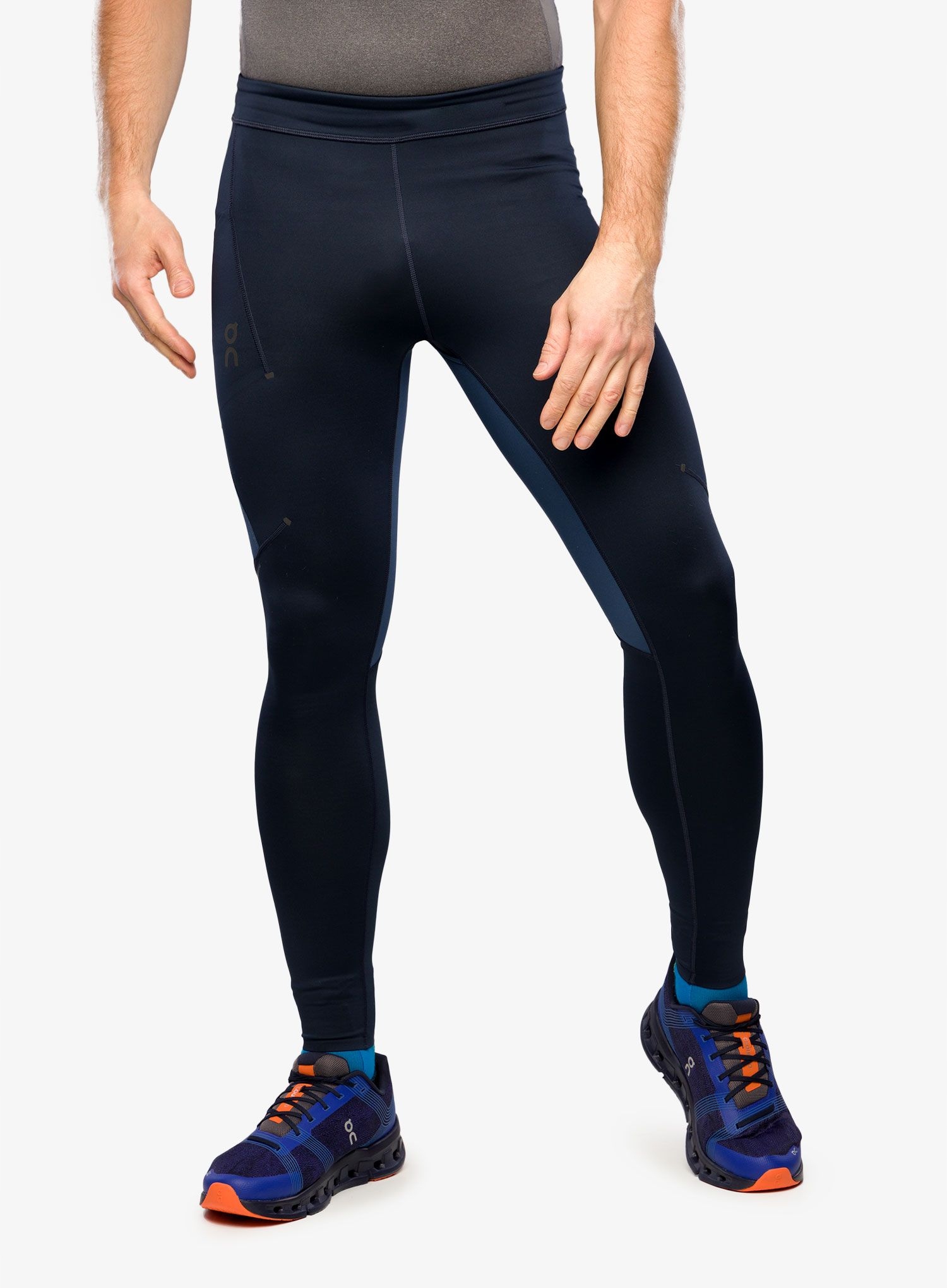 Běžecké legíny On Running Performance Tights navy/denim, velikost S