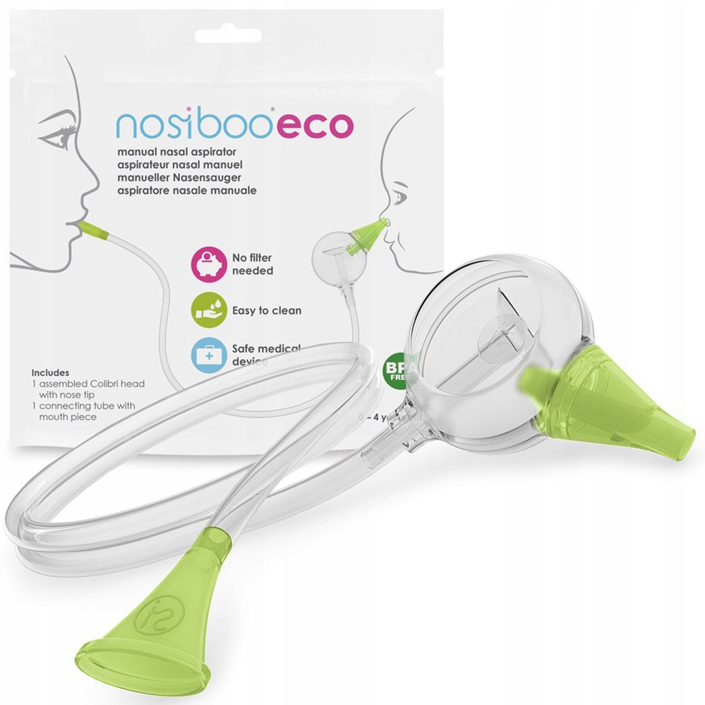 Aspiratore Nasale Nosiboo® - Aspiratore Nasale Manuale Nosiboo Eco