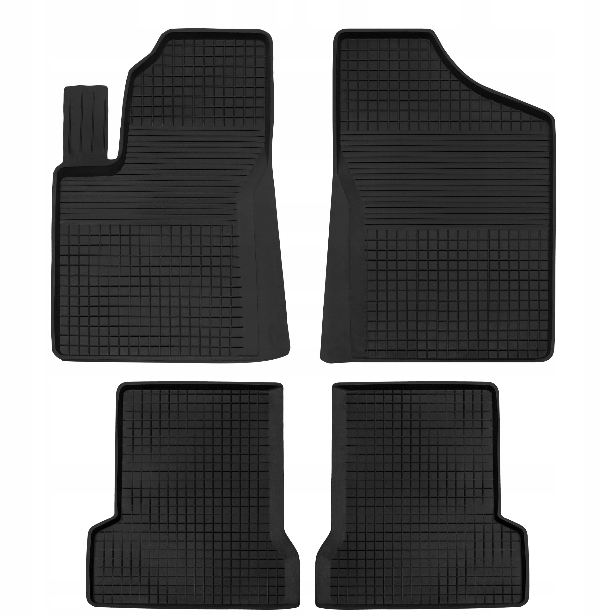 

Dywaniki gumowe korytka do Fiat Seicento 98-10