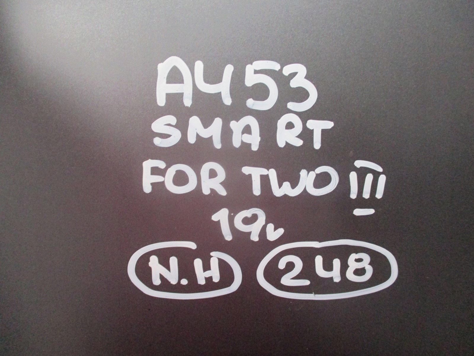 Capot SMART FOR TWO III 19R A453
