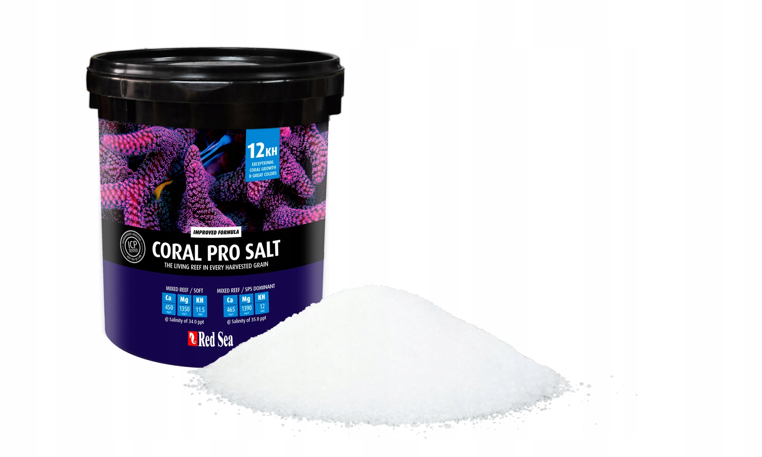 Mořská Sůl Pro Korály Red Sea Coral Pro Salt 7KG Bohatá Vápn Hořčík