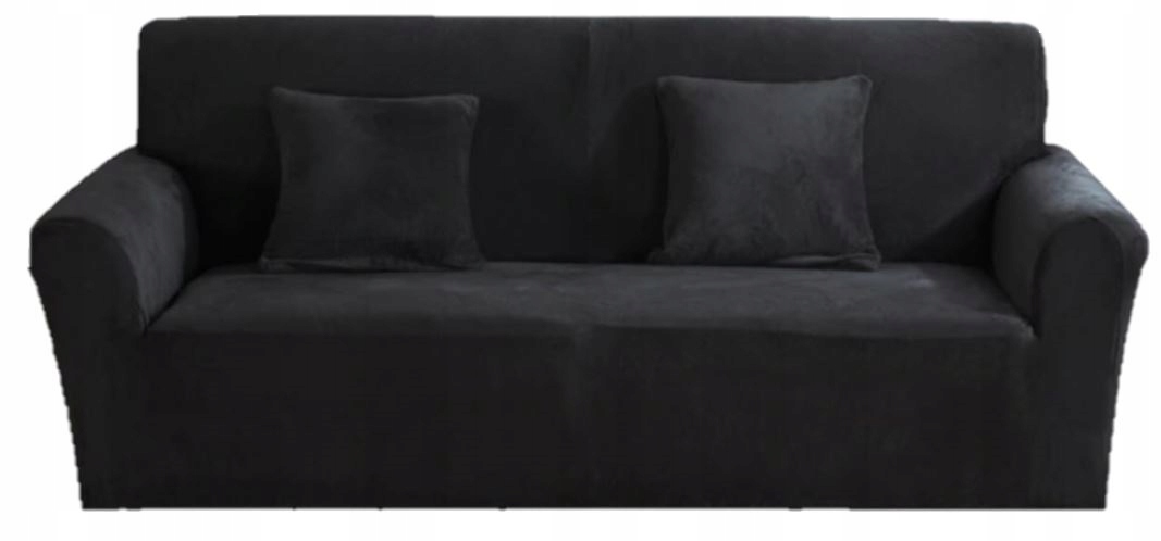 

Pokrowiec Na Kanapę Welur Czarny 4 Osobowy
