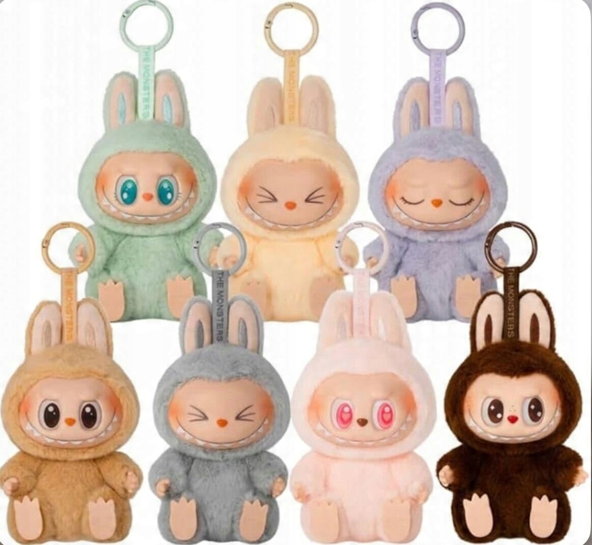 LABUBU THE MONSTERS HaveASeat 3セット LABUBU THE MONSTERS HAVE A SEAT - pluszowa maskotka brelok