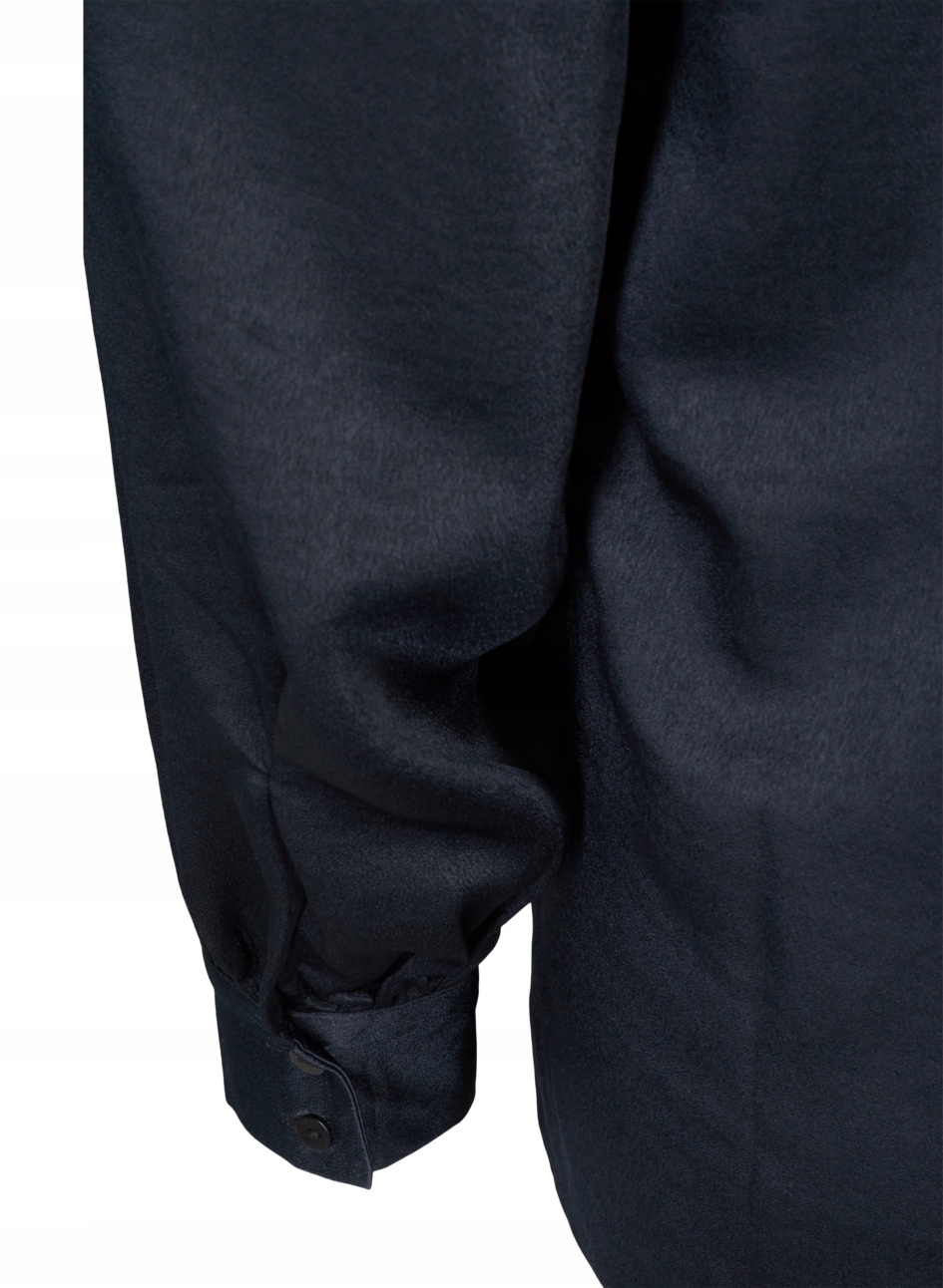 ZZ3 ZIZZI SATYNOWA BLUZKA GRANAT 46 48 Fason luźny