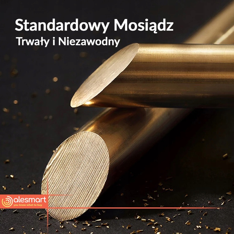 Lampa wisząca 3 Kryształy/Diament Led Mosiądz LUX Marka inna