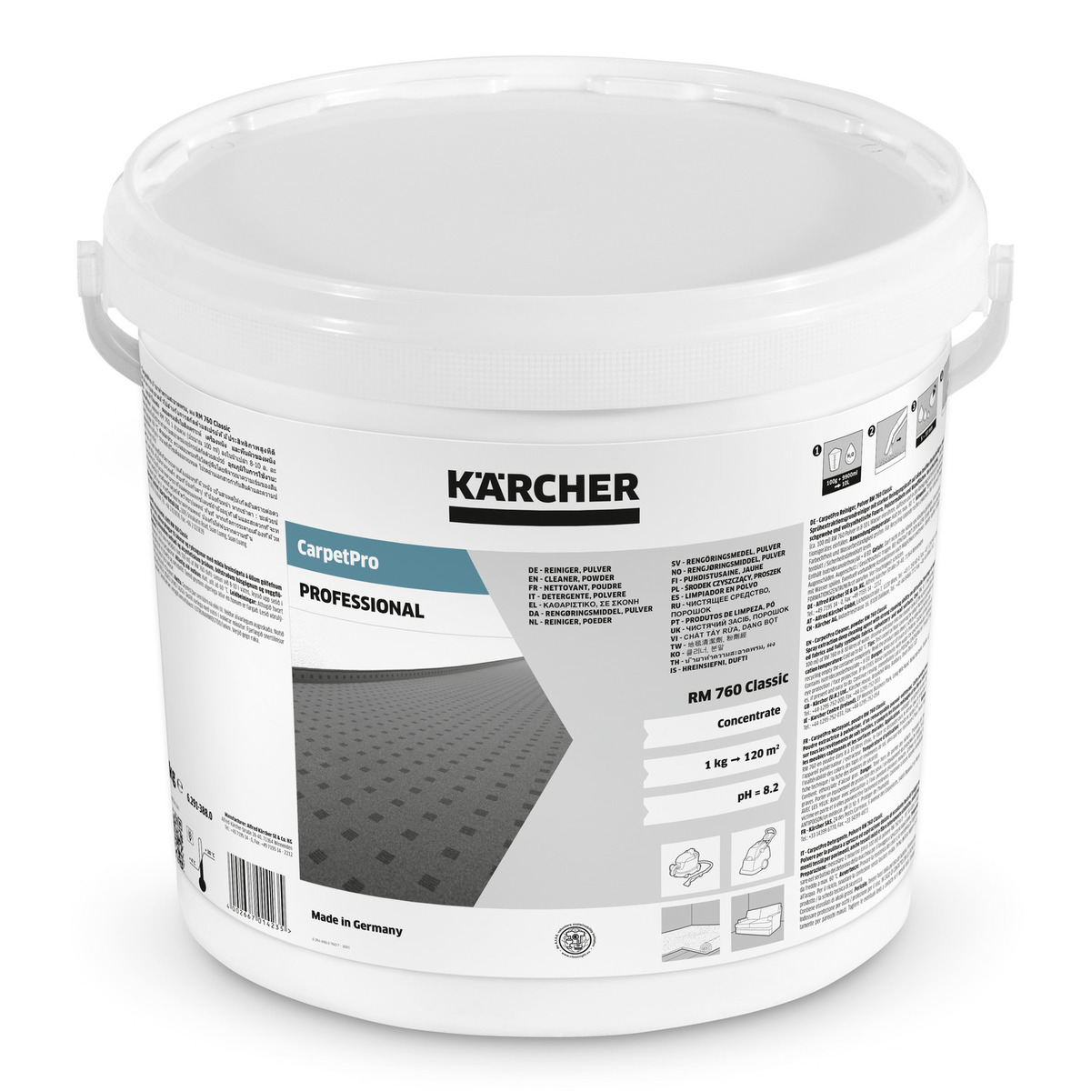 Karcher Rm 760 Prášek Do Vysavače Na Praní Puzzi 10 Kg 6.291-388.0