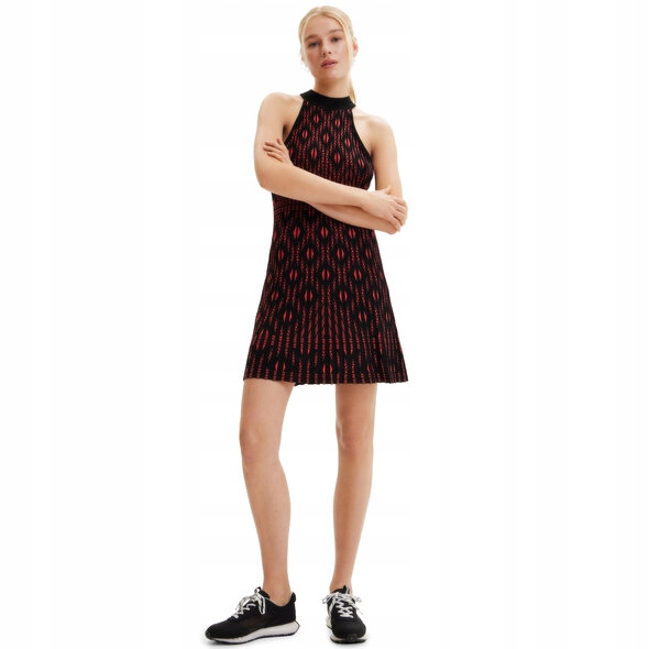 Desigual Dvoubarevná Trapézová Šaty (XL)