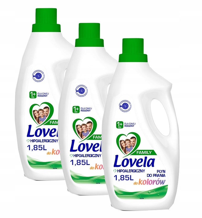 

Lovela Family Mleczko do prania 3x1,85 L kolor
