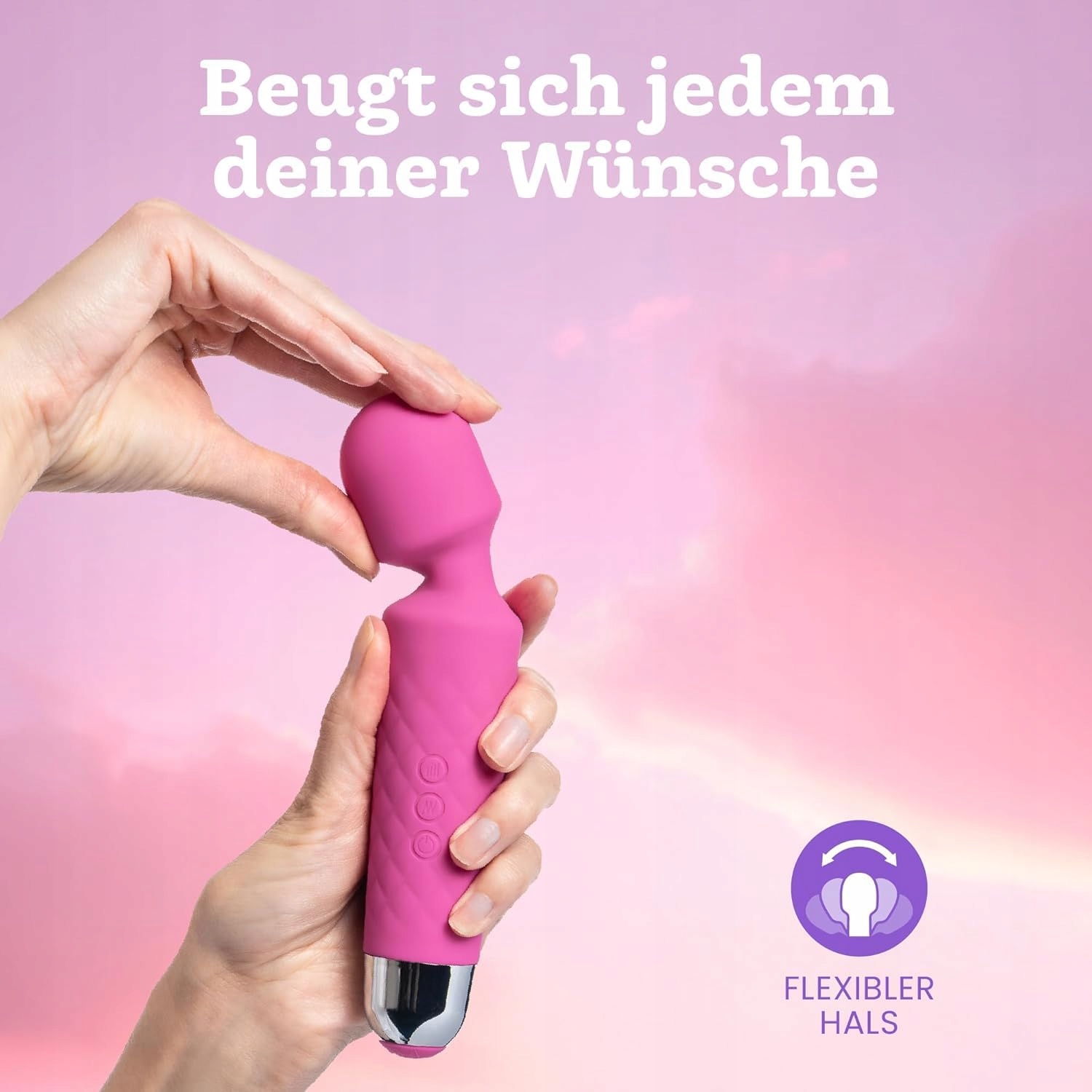 OLIVER JAMES Wibrator Dla Kobiet Cichy Silny Masażer 20 Wzorów 8 Prędkości — miniatura 7