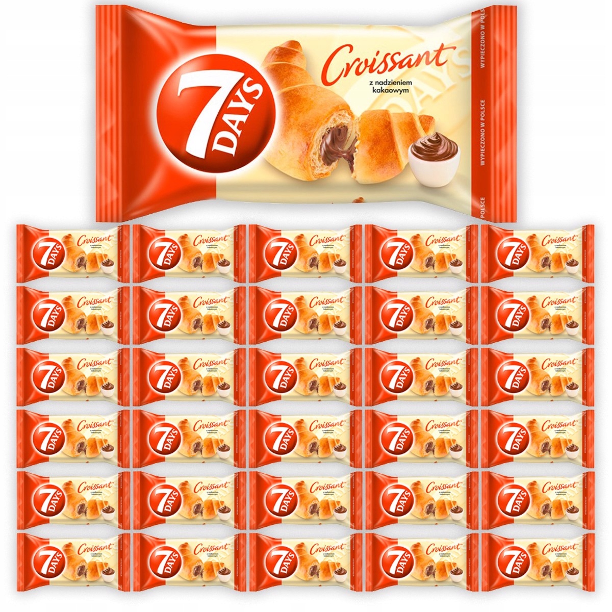 Levně 7 Days Croissant s kakaovou náplní 60 g 30 ks