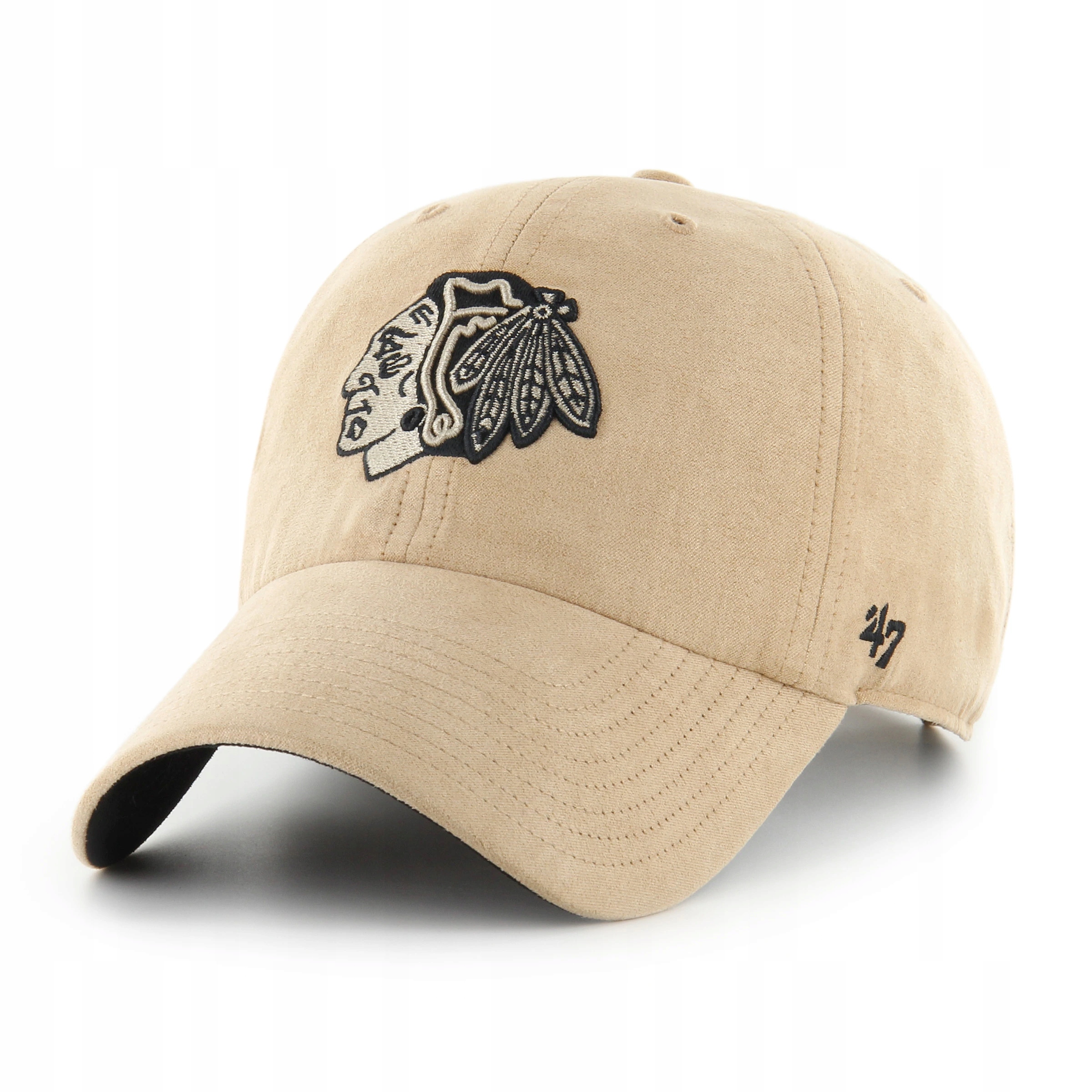 Pánská kšiltovka Chicago Blackhawks Nhl Ballpark Suede '47 Clean Up