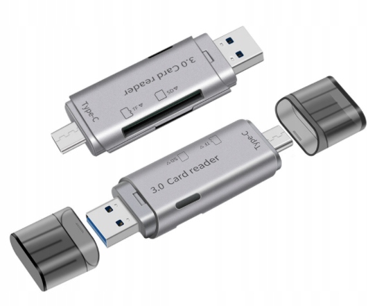 

Czytnik Kart Sd MicroSD Tf Usb 3.0 Usb-c Otg 5Gb/s