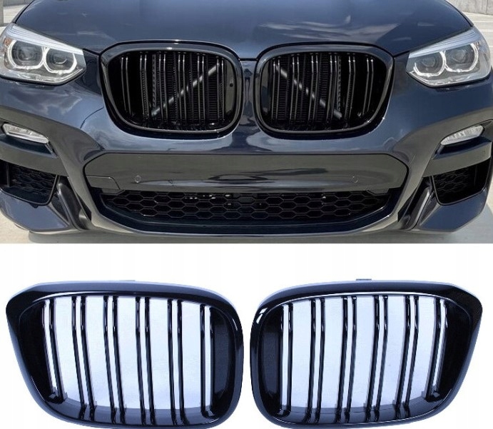 

Nerki atrapa grill Bmw X3 G01 X4 G02 Czarny połysk