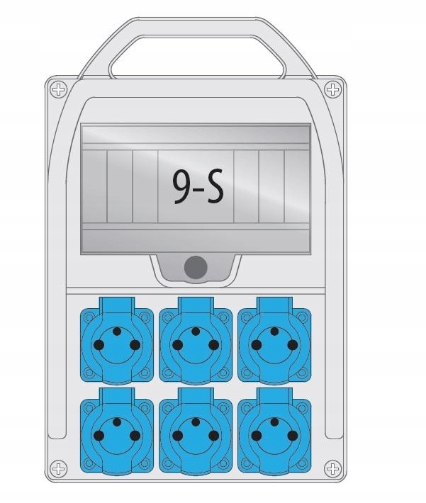 Rozvaděč R-box 300R 6x230V 9S B.18.300-11