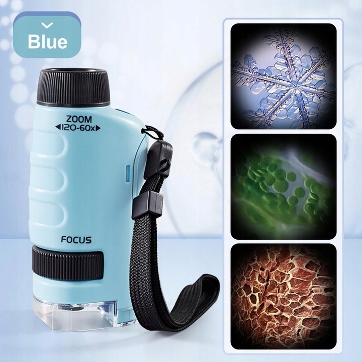 MIKROSKOP PRZENOŚNY kieszonkowy dla DZIECI EDUKACYJNY PREZENT Kod producenta 970397809716