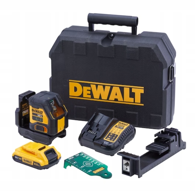 Akumulatorowy Laser Krzyżowy 55m 18V 2AAh Dewalt DCLE34021D1-QW