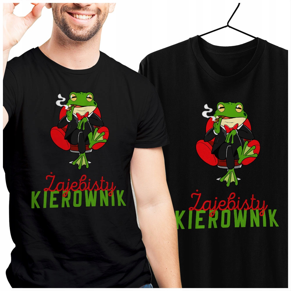 

Żajebisty Kierownik Żaba Koszulka Prezent L