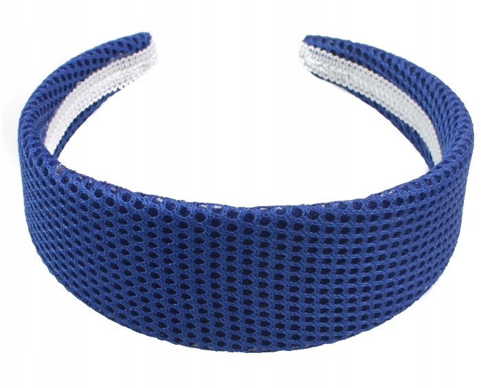 

Opaska Do Włosów Szeroka Szafirowa Siatka