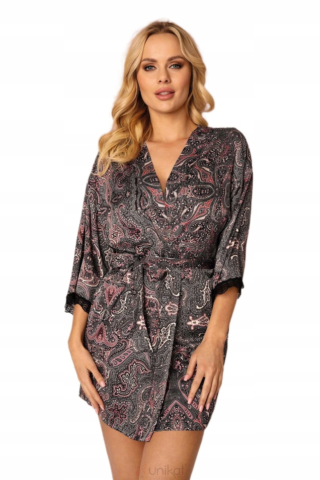 Unikat Dámský Župan India Satén XL/42