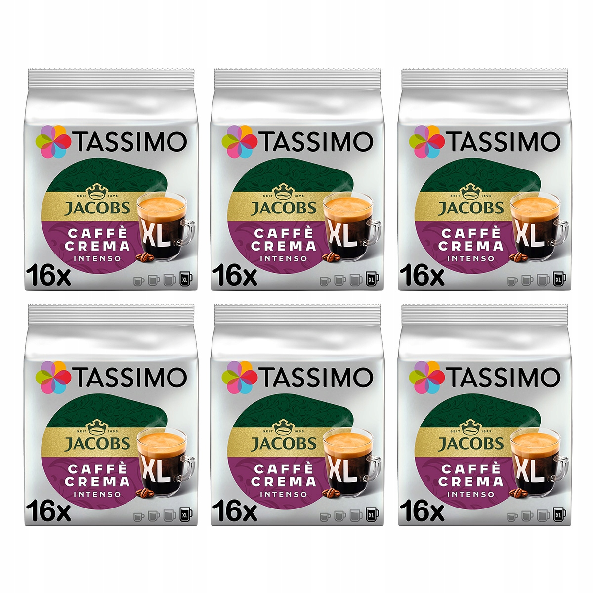 Kapsułki Tassimo Caffé Crema XL Intenso 5+1 Gratis! [96 kaw]