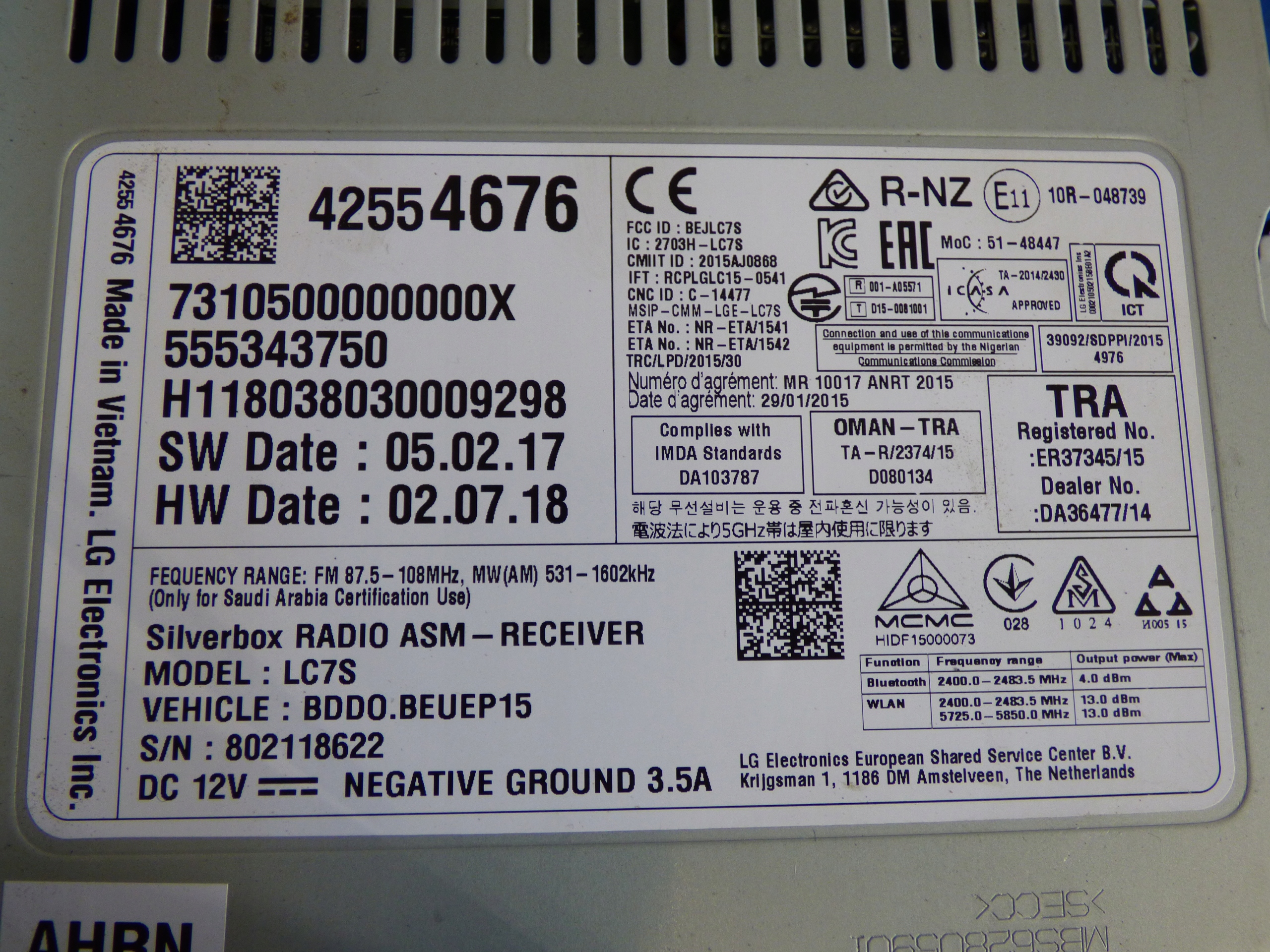 радио NAVI 42554676 opel ASTRA K V