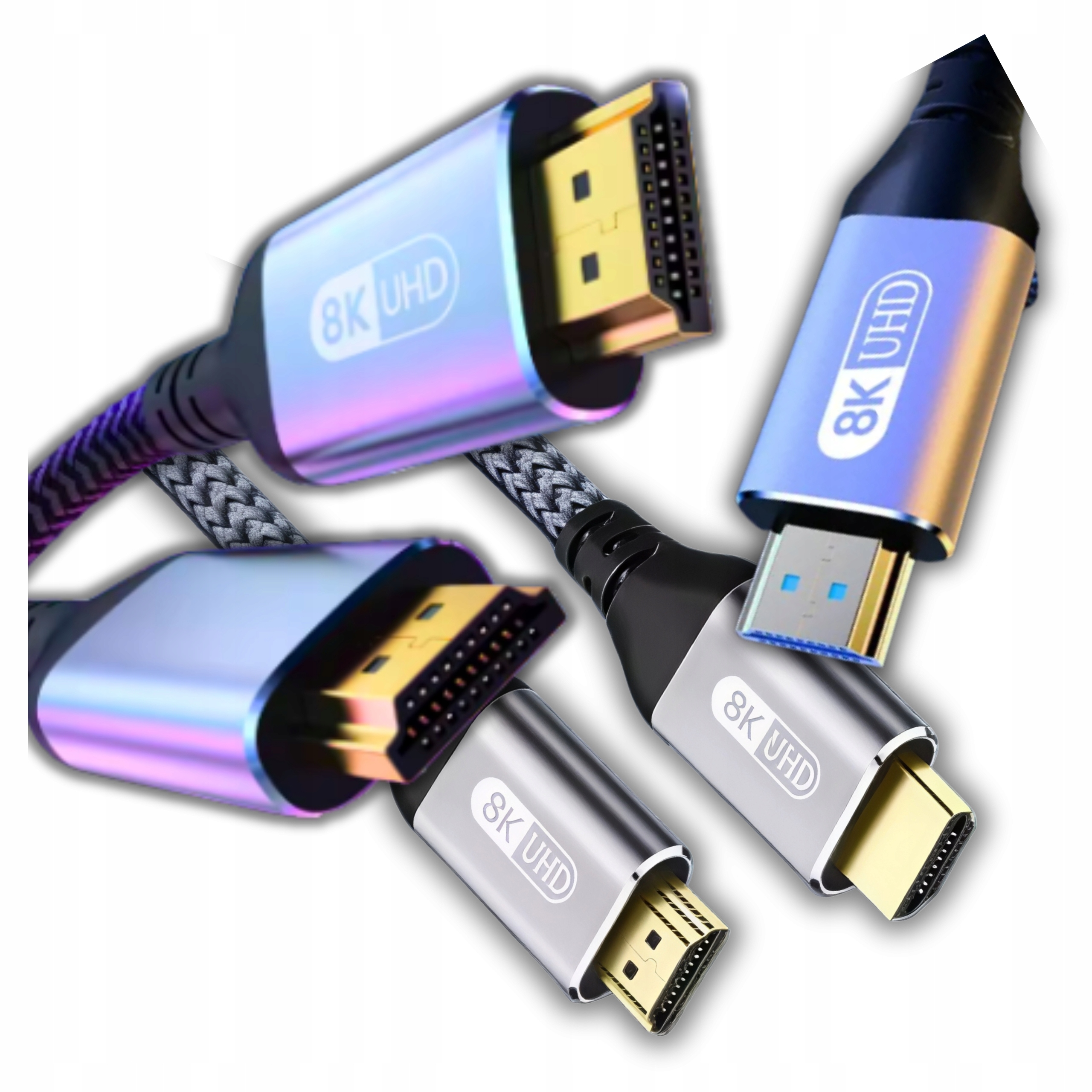 Kabel sellforyou7 laptop do tv ps5 mocny 8k 4k złącze hdmi rzutnik micro HDMI - micro HDMI 2 m