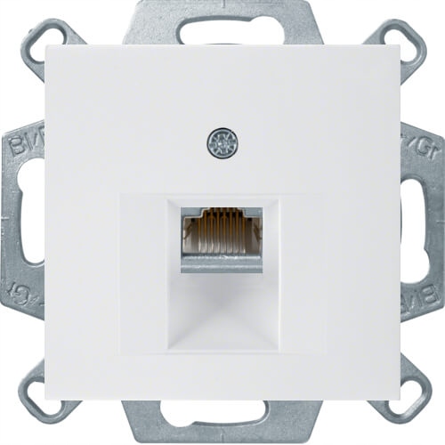 

Gniazdo komputerowe kat.6e Biały Berker B.Kwadrat