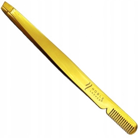 

Pęseta do regulacji brwi z grzebykiem Noble Lashes