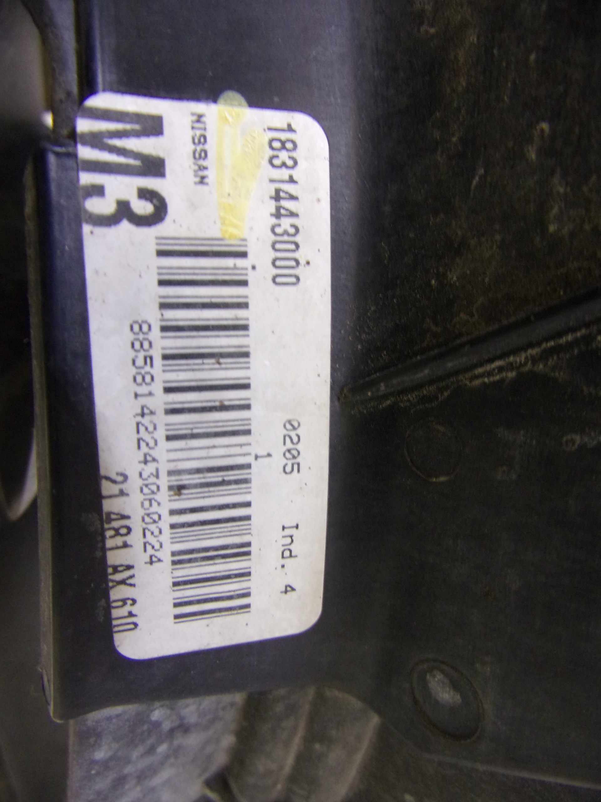 ventilátor chladiče NISSAN MICRA K12 1.5 DCI
