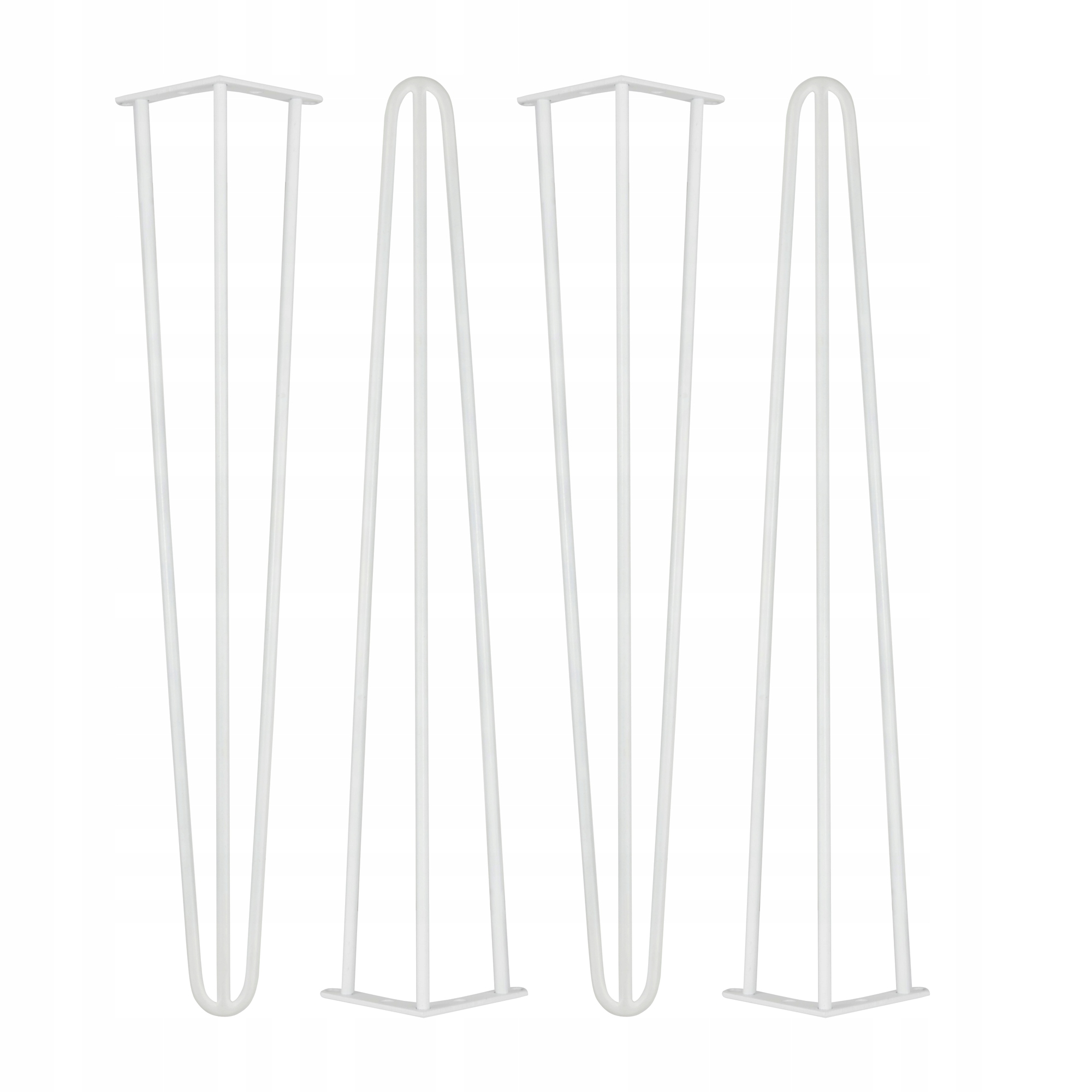 

4 x Metalowe nogi Hairpin legs 71 cm fi 10 biały