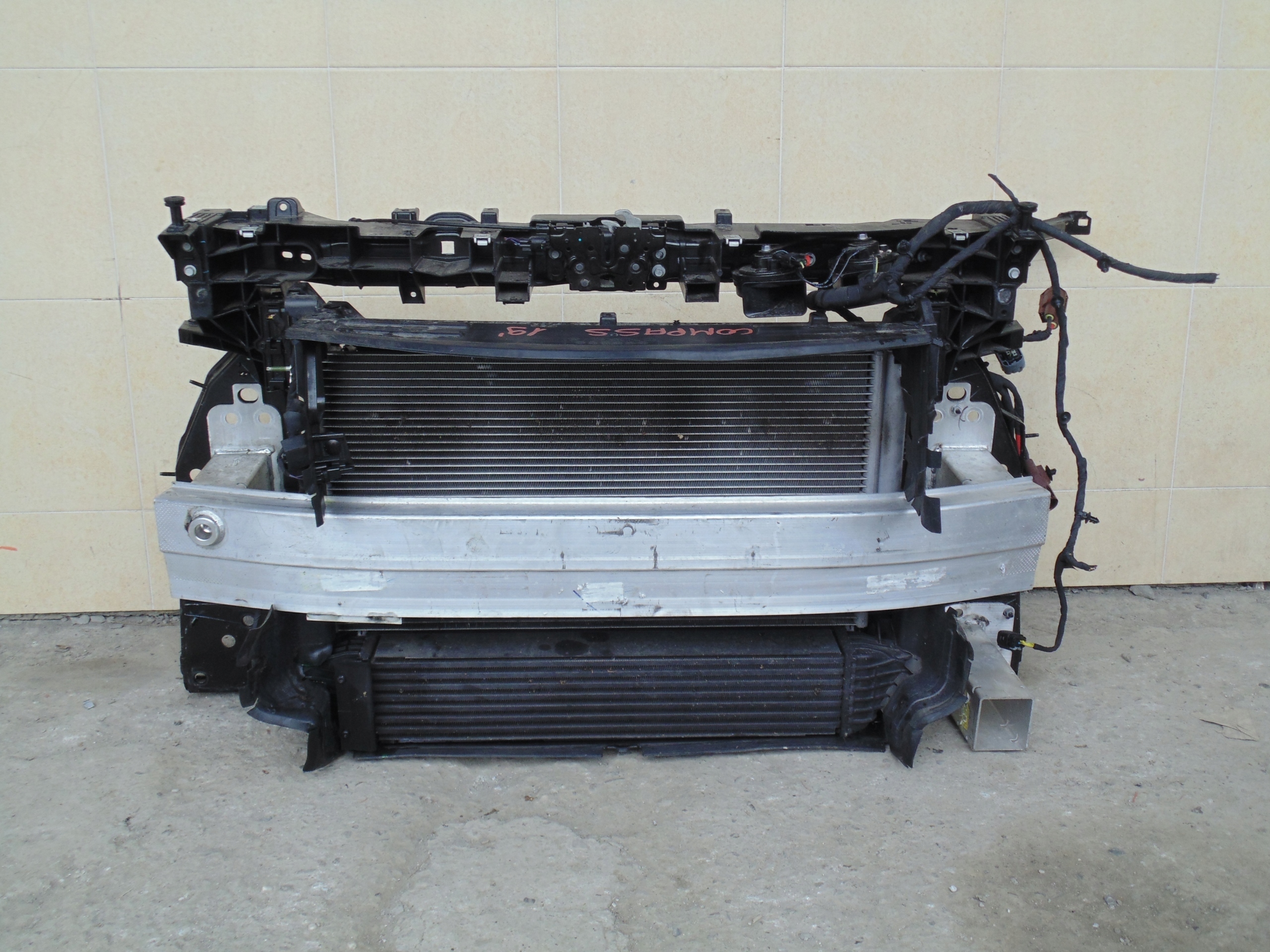 support panel for radiators pillar JEEP COMPASS 1.6 CRD 18R.