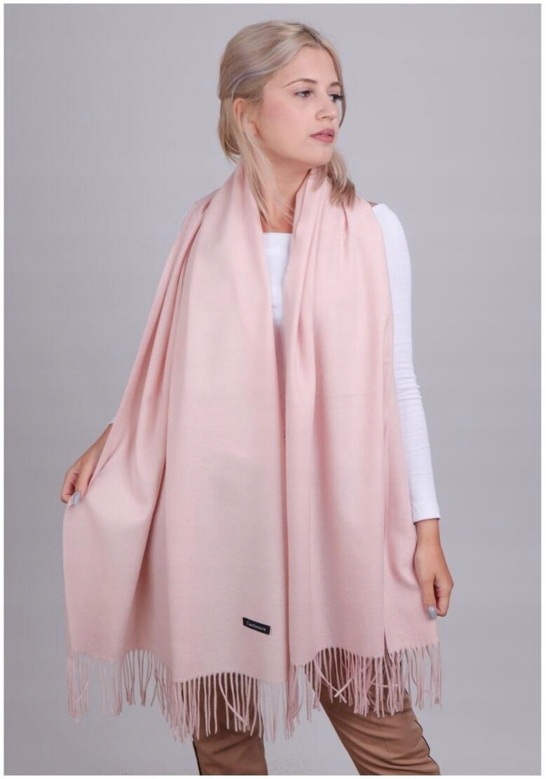 SZAL DAMSKI CHUSTA DUŻY CIEPŁY Szalik Jasny Różowy Marka Stylion