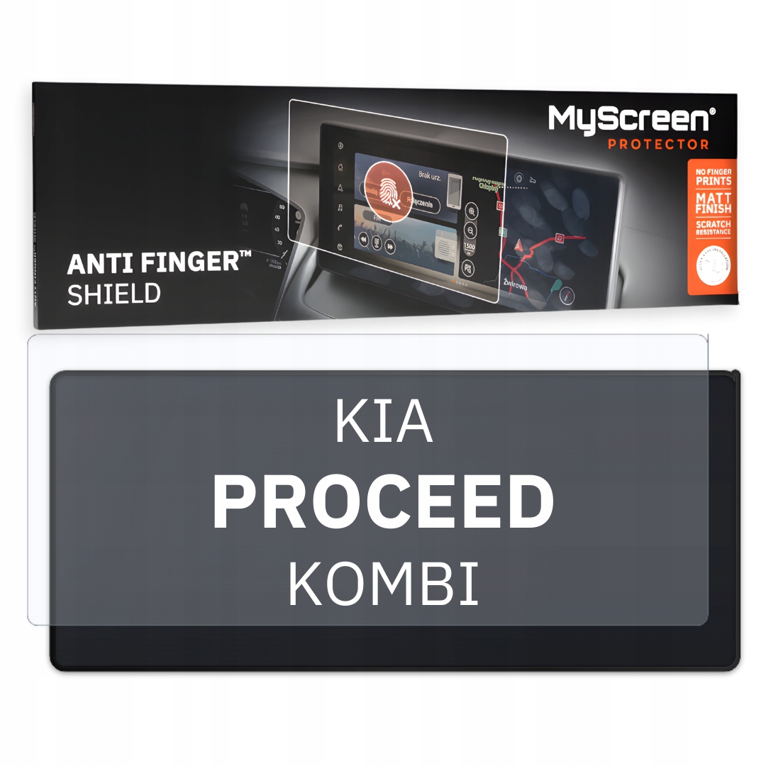 Matná fólie pro Kia Proceed Kombi 2021 10,25" MyScreen s ochranou proti odlupování prstů
