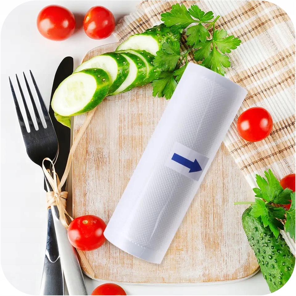 FOLIA DO ZGRZEWARKI PRÓŻNIOWEJ RĘKAW MOLETOWANA 20X500 CM MOCNA ROLKA Marka inny