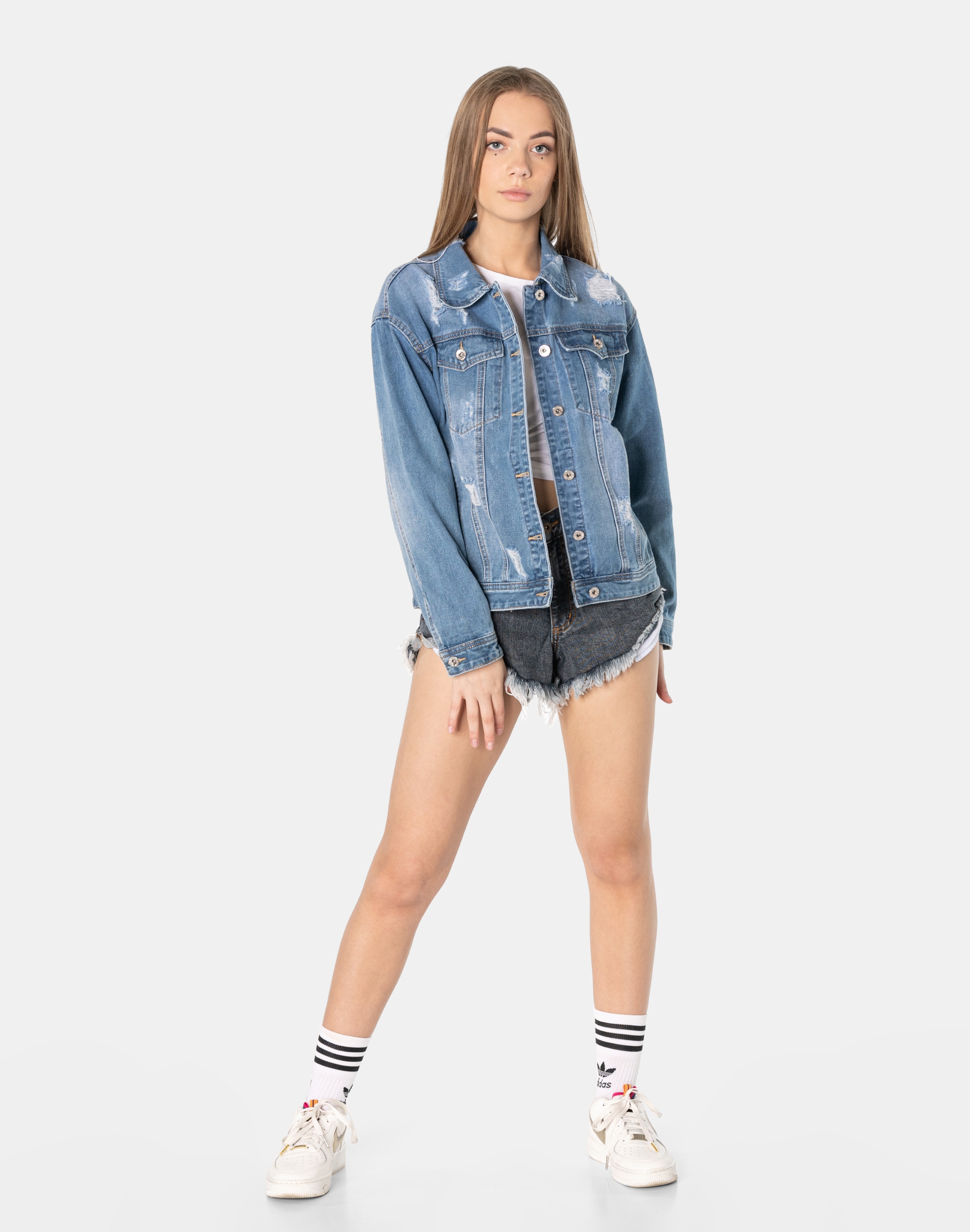 Kurtka Jeansowa Damska Katana Bluza Jeans 3362 XXL (039378829586