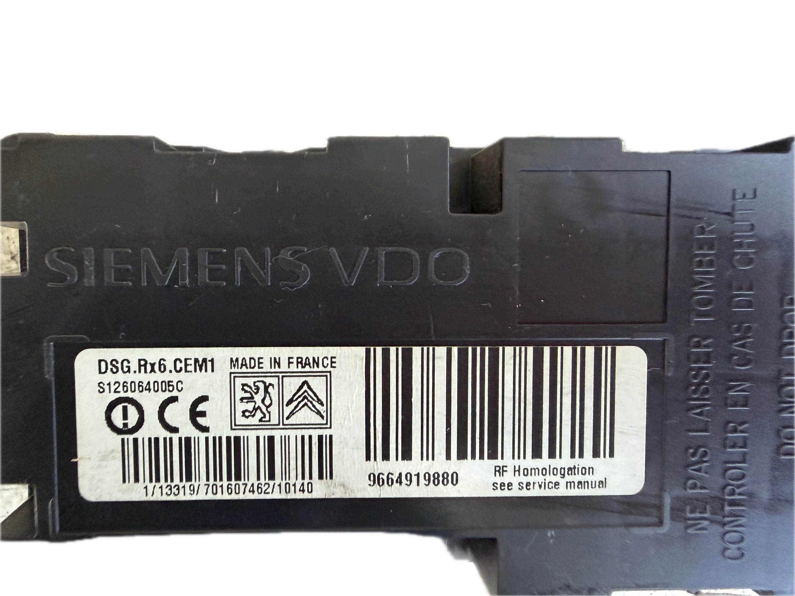 module control unit ECU CITROEN C5 III X7 9664919880