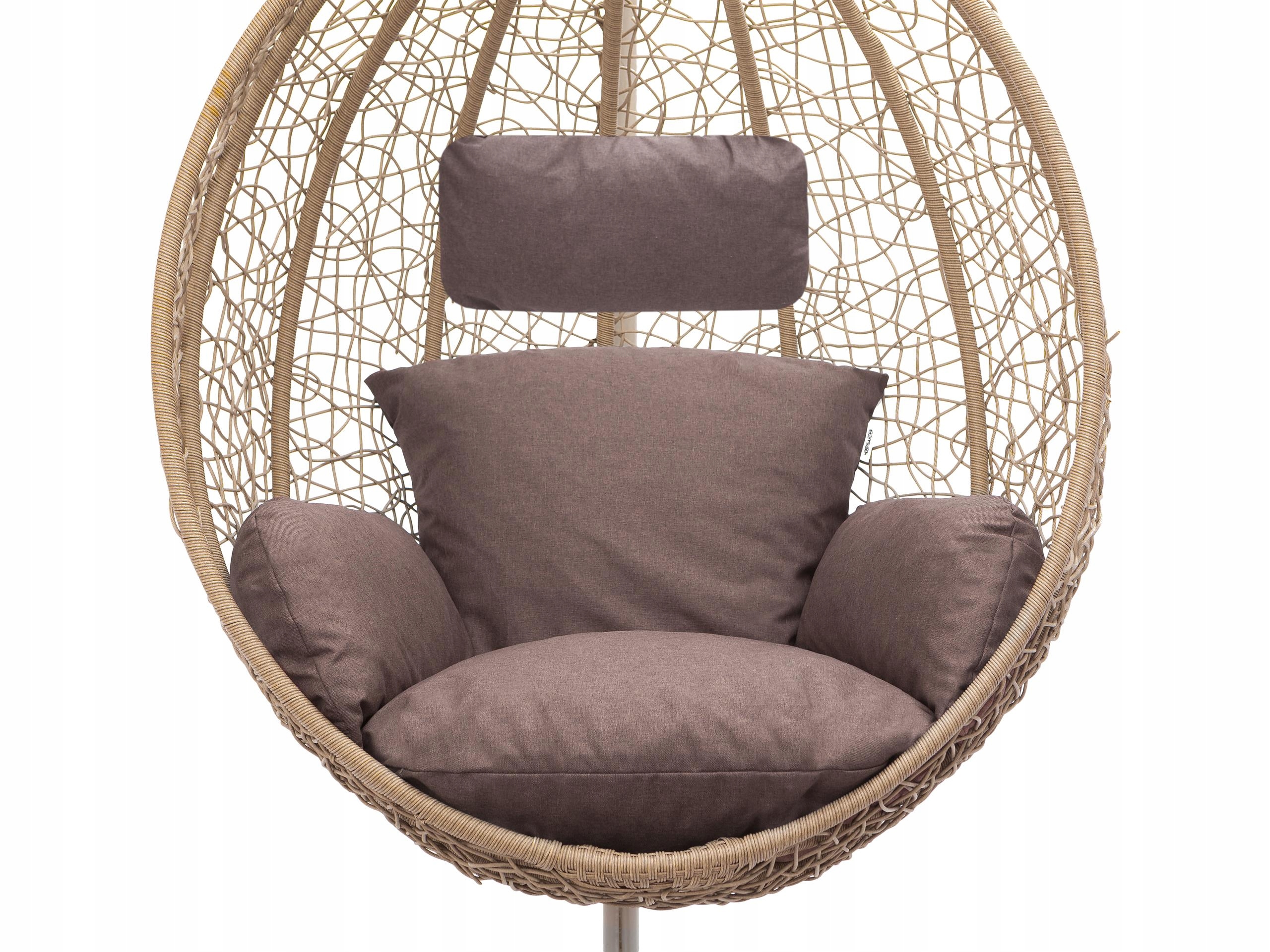 Vankúš na hojdačku Kokón, bocianie hniezdo, závesné kreslo, záhradný kôš