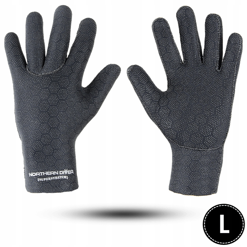 Neoprenové potápěčské rukavice 4-Way SuperStretch 5 mm Northern Diver L
