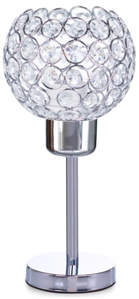 

Lampka Biurkowa Nocna Kryształki Chrom